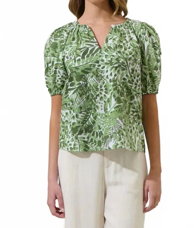 Sugarlips Irenan Top In Olive In Green