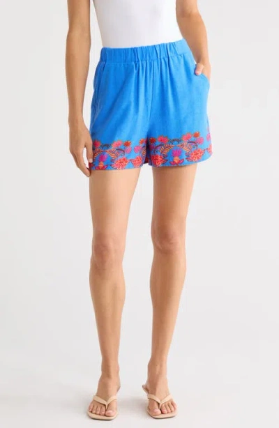Sugarlips Jass High Waist Shorts In Blue