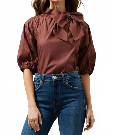 Sugarlips Jessie Aura Solid Top In Brown