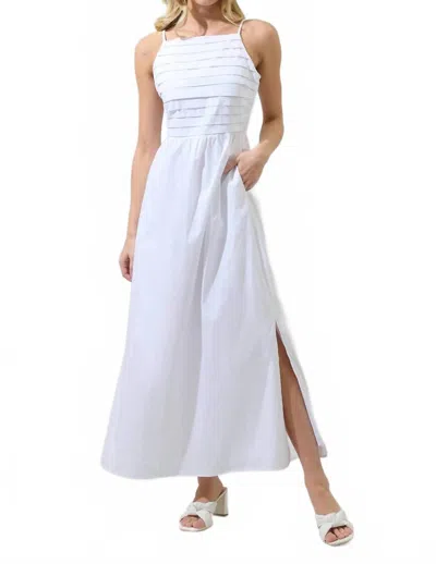 Sugarlips Joyce Pleated Maxi Dress In White