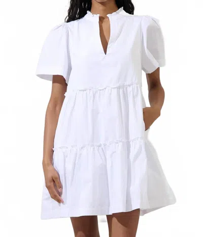 Sugarlips Julissa Dress In Whitew In Yellow