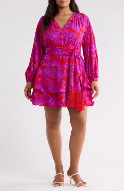 Sugarlips Kery Tiered Minidress In Multi