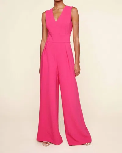 Sugarlips Klara Wide Leg Jumpsuit In Fuschia In Pink