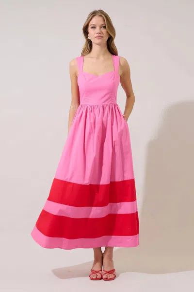 Sugarlips Lemonade Maxi Dress In Pink