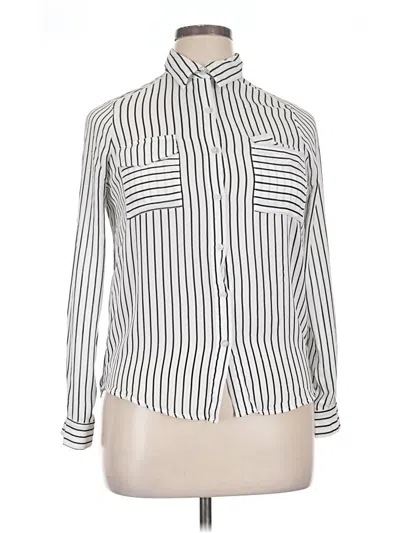 Pre-owned Sugarlips Long Sleeve Blouse In Ivory