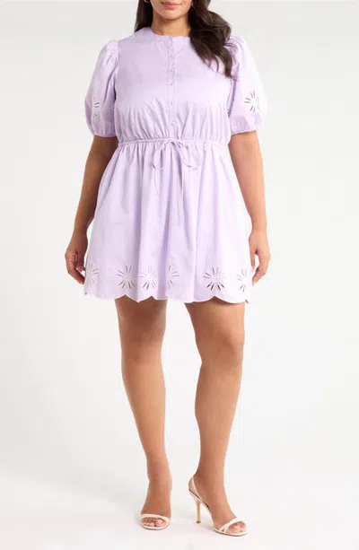 Sugarlips Luniar Embroidered Minidress In Multi