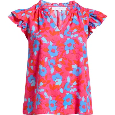 Sugarlips Lusma Floral Bellissima Ruffle Top