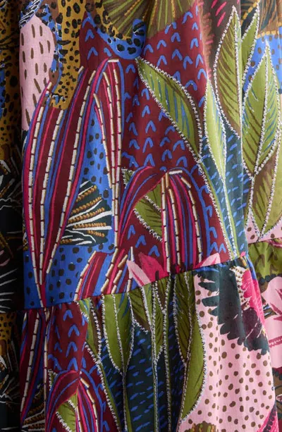 Sugarlips Maira Open Back Midi Dress In Multi