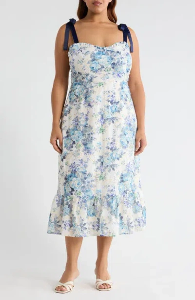 Sugarlips Majesty Villa Garden Floral Sundress In Multi