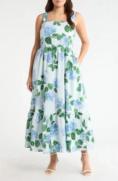 Sugarlips Mirla Floral Print Sleeveless Midi Dress In Pattern