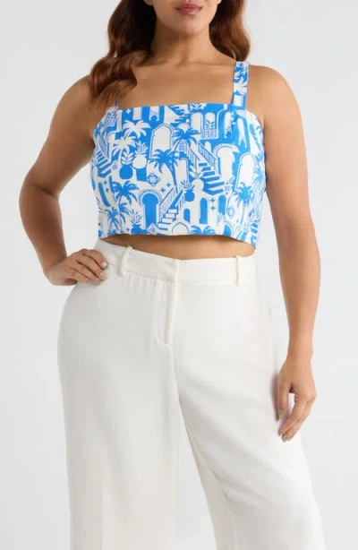 Sugarlips Nalina Crop Top In Blue