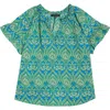 Sugarlips Nyra Print Top In Green