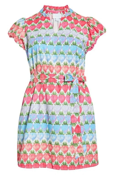 Sugarlips Pansie Floral Orela Shift Minidress In Multi