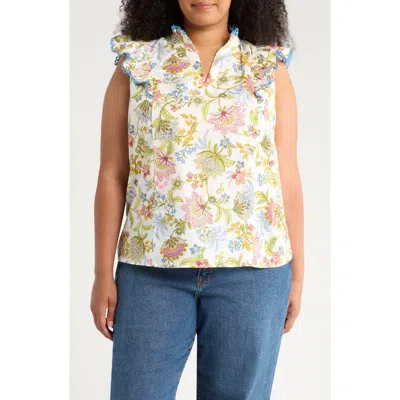 SUGARLIPS SUGARLIPS PANY FLORAL PRINT TOP