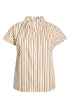 Sugarlips Patma Ruffle Stripe Shirt In Multi