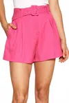 Sugarlips Power Moves High Waisted Shorts In Fuchsia In Pink