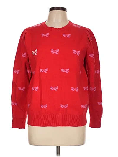 Pre-owned Sugarlips Pullover Sweater In Red