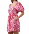 Sugarlips Reidy Dress In Pink In Red