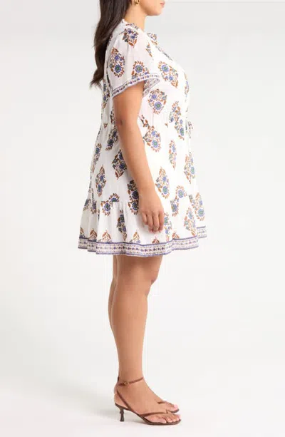 Sugarlips Rennie Floral Shift Minidress In Multi