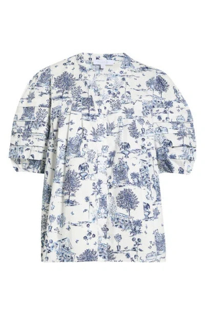 Sugarlips Renzo Toile Woven Shirt In White