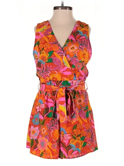 Pre-owned Sugarlips Romper In Orange