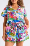 Sugarlips Rumi Collar Shirt In Multi