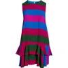 Sugarlips Saige Stripe Sleeveless Shift Dress In Multi