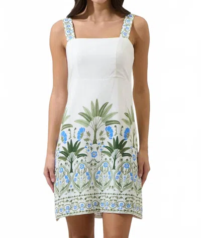 Sugarlips Senara Floral Sally Mini Dress In White Multi