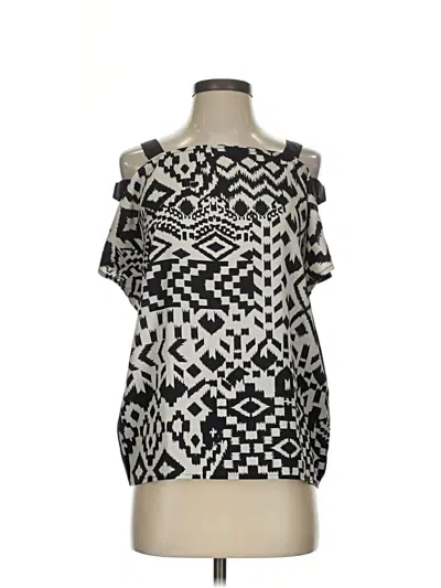 Pre-owned Sugarlips Sleeveless Blouse In Black