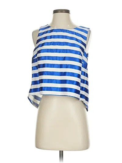 Pre-owned Sugarlips Sleeveless Blouse In Blue