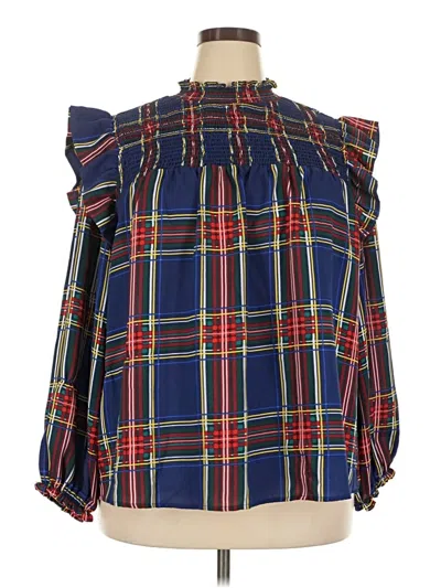 Pre-owned Sugarlips Sleeveless Blouse In Blue