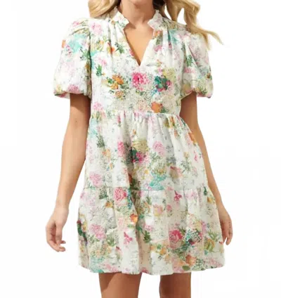 Sugarlips Sommerset Dress In Watercolor In Blue