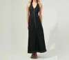Sugarlips Sulema Halter Denim Dress In Black
