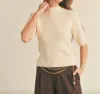 Sugarlips Tied Back Sweater In Ivory In Beige