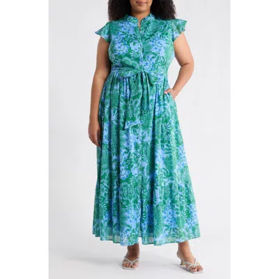 Sugarlips Tressa Floral Print Maxi Dress In Multi