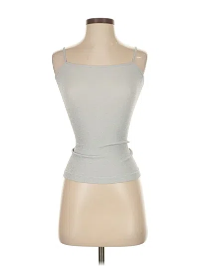 Pre-owned Sugarlips Tube Top Gray Strapless Neckline Tops