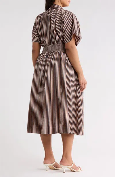 Sugarlips Wilderra Pleated Midi Dress In Multi