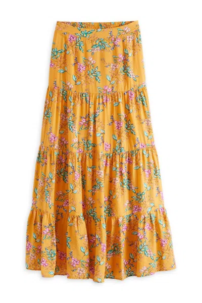 Sugarlips Women's Breeta Maxi Skirt In Yellow-multi