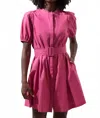 Sugarlips Yami Button Down Mini Dress In Magenta