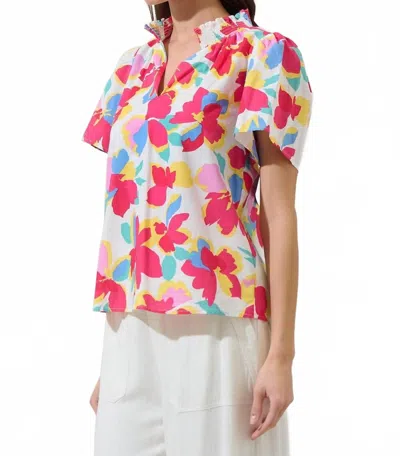 Sugarlips Yani Top In Pink In Multi