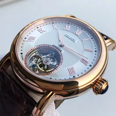 Pre-owned Sugess Seakors Genuine Tourbillon Seagull St8000 Mechanical Mens Watch Se8000gw