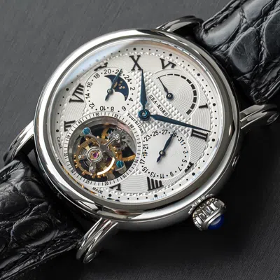 Pre-owned Sugess Seakors Genuine Tourbillon Seagull St8007 Mechanical Mens Watch Se8007sk