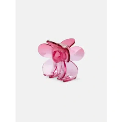 Sui Ava Daisy Plain Big Hairgrip In Pink