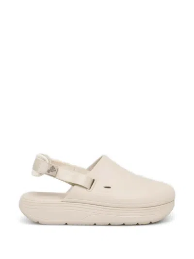 Suicoke Adjustable-strap Mules In White
