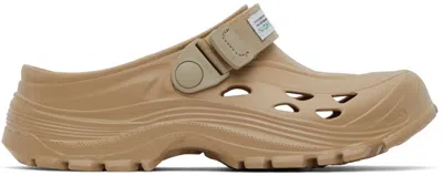 Suicoke Beige Mok Slippers