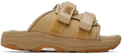 Suicoke Beige Moto-run Sandals