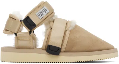 Suicoke Beige Nots-m2ab Sandals