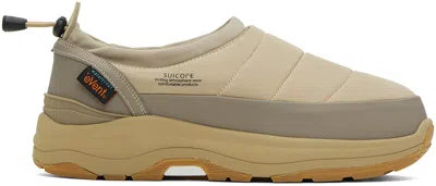 Suicoke Beige Pepper-mod-ev Loafers