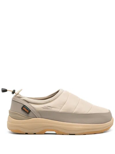 Suicoke Beige Slip-on Sneakers