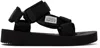 Suicoke Black Depa-v2 Sandals In Black